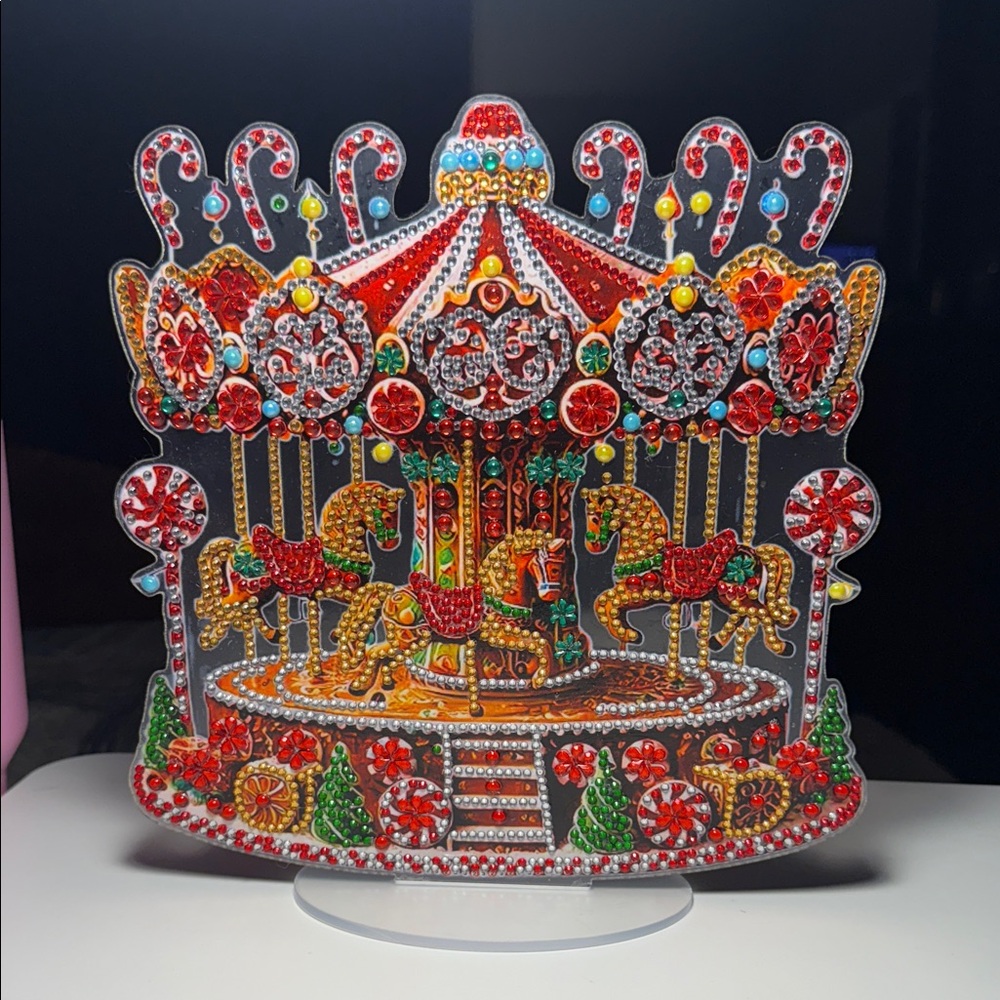 Colorful Carousel Ornament